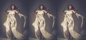 Femida, Goddess of Justice, with scales and sword - © Nejron Photo - Fotolia.com