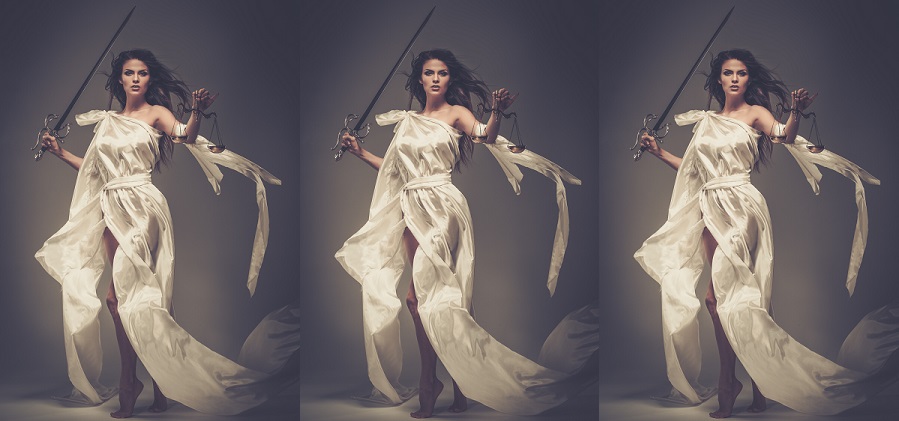 Femida, Goddess of Justice, with scales and sword - © Nejron Photo - Fotolia.com
